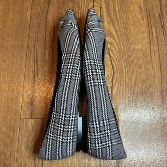 Maje Prince De Galles Checked Flats In Carreaux Size 7 - Picture 6 of 12